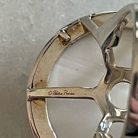 Tiffany White Chalcedony Zellige Ring — Size 5 - Picture 5 of 9